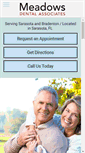 Mobile Screenshot of meadowsdentalassociates.com